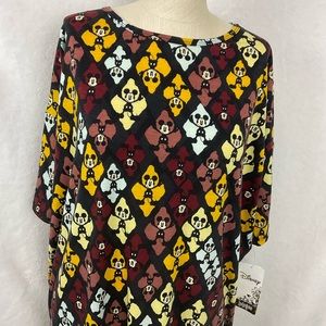 Mickey Mouse Tunic Top Lularoe Disney NWT Size S - Irma